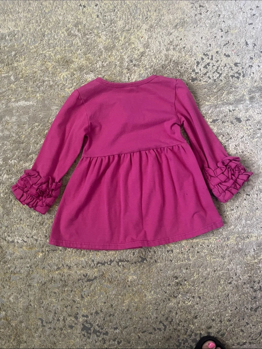3T ruffle tunic